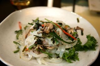 Korean shredded mung bean jelly with vegetables-Tangpyeongchae-01