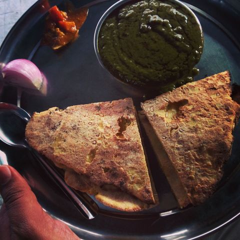 Makke di Roti with Sarson Da Saag