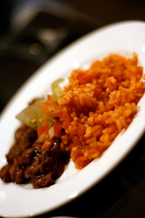 Mexican rice and beans