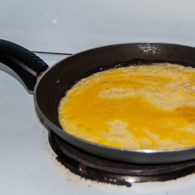Ostrich Egg Omelette