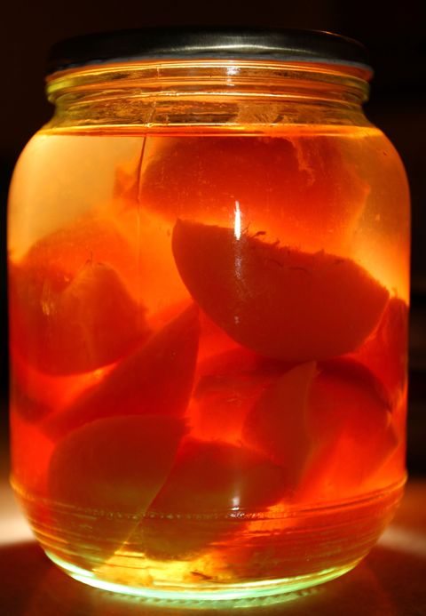 Peach kompot