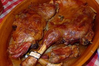 Plato de lechazo, Valladolid