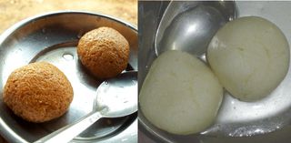 Rasgullas from Odisha and Bengal