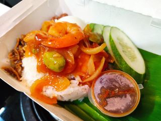 Sambal udang dan petai