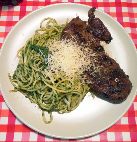 Tallarines verdes