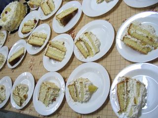 Torta de piña y variedad