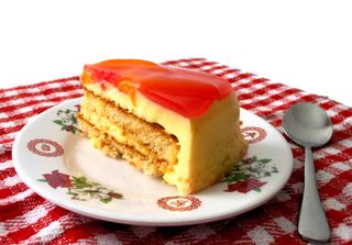 Torta helada de gelatina