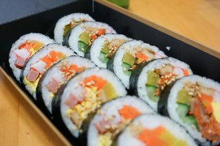 Vegetable gimbap