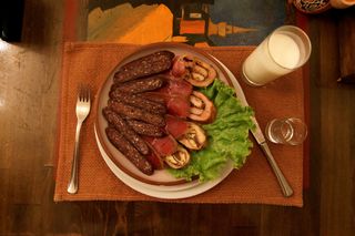 Yerevan, Sujuk, Basturma, Armenian dried meat, Armenia
