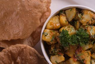 Yummy Puri Bhaji