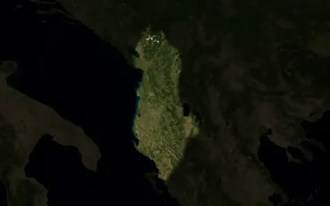 Map of Albania