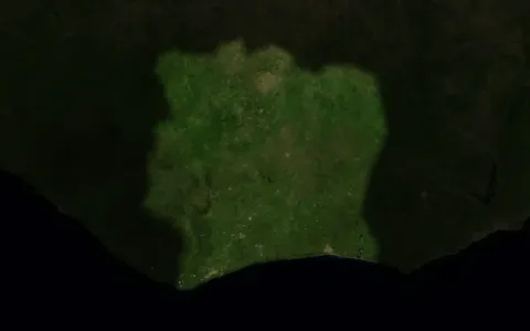Map of Ivory Coast