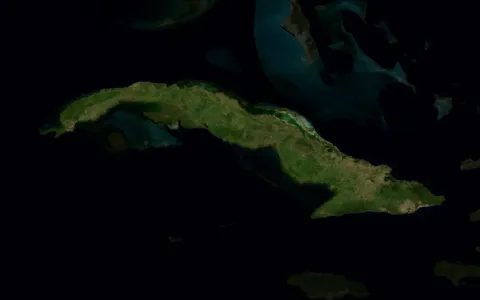 Map of Cuba