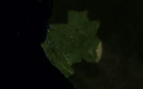 Map of Gabon