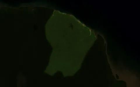 Map of French Guiana