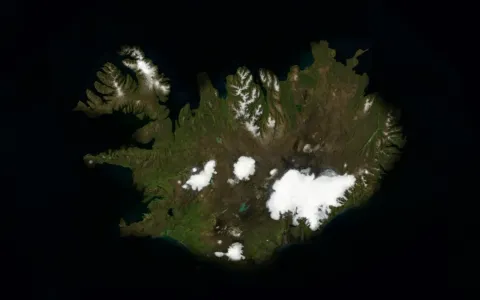 Map of Iceland