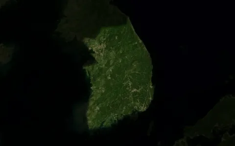 Map of South Korea