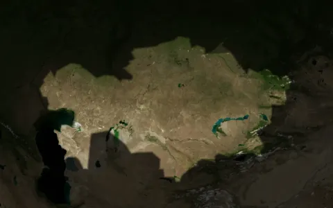 Map of Kazakhstan
