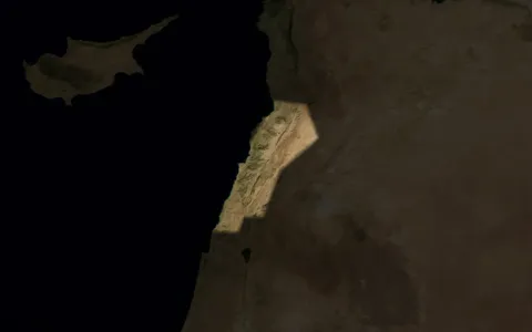 Map of Lebanon