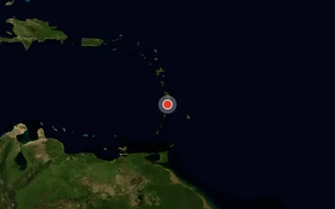 Map of Saint Lucia