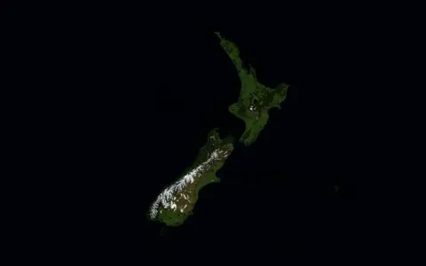 Map of New Zealand