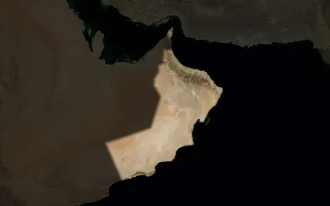 Map of Oman