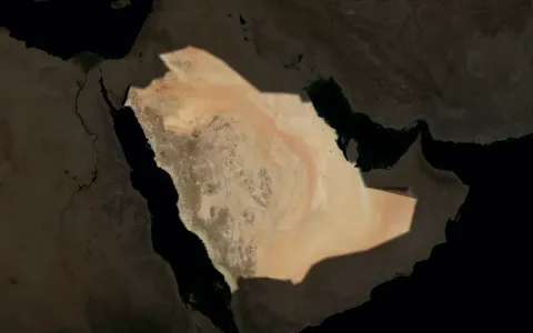 Map of Saudi Arabia