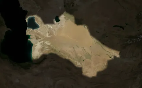 Map of Turkmenistan