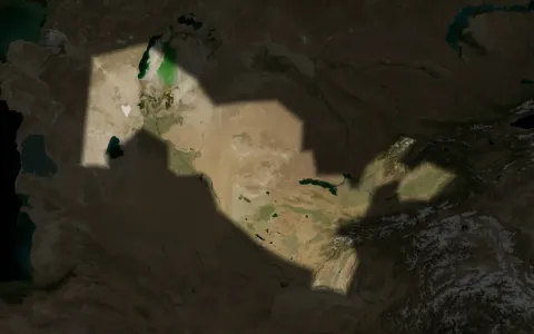 Map of Uzbekistan