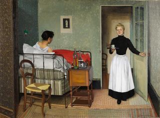The Sick Girl by Félix Vallotton