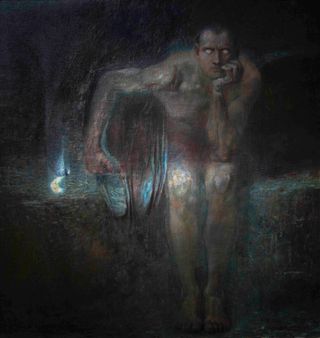 Lucifer by Franz Stuck