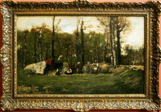 Gypsy Camp by Mihály Munkácsy
