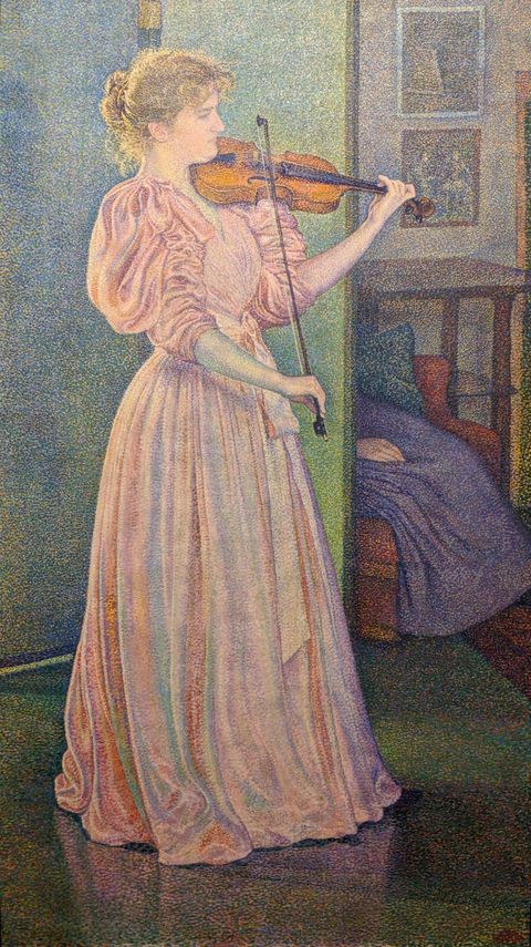 Portrait of Irma Sèthe by Théo van Rysselberghe