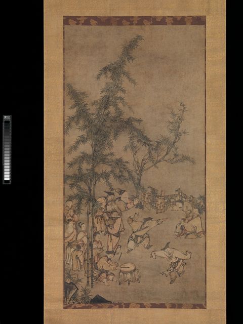 Seven Sages of the Bamboo Grove by Sesson Shukei
