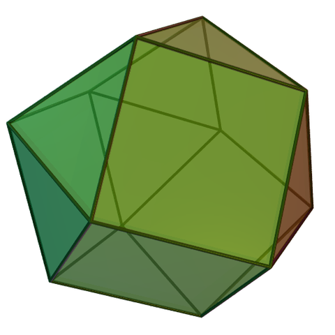 Triangular orthobicupola