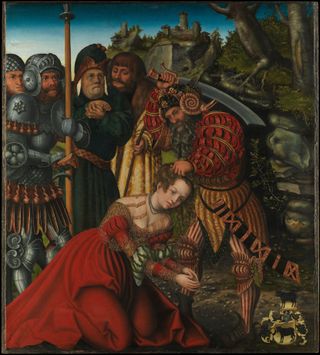 The Martyrdom of Saint Barbara by Lucas Cranach the Elder