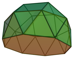 Gyroelongated square cupola