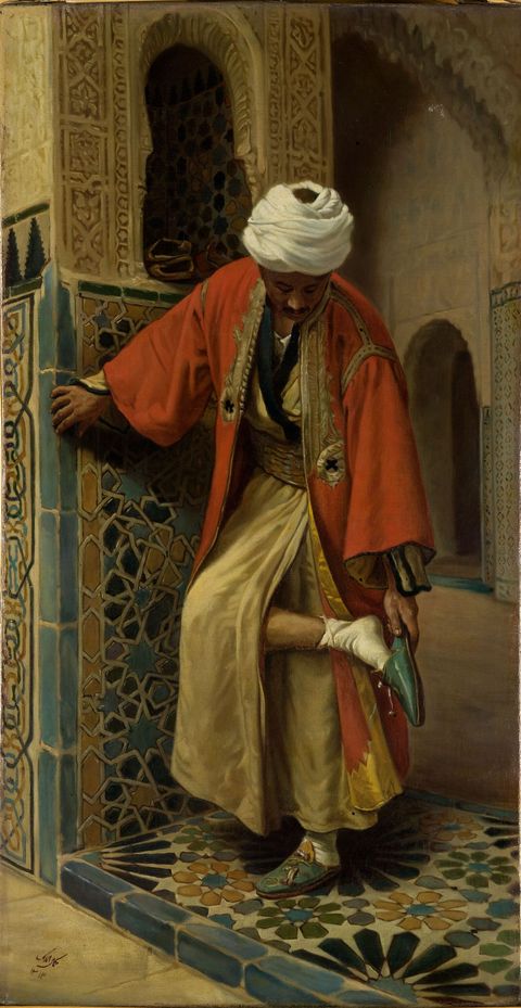 The Egyptian man by Kamal-ol-molk