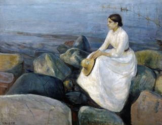 Inger on the Beach by Edvard Munch