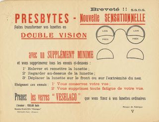 Bifocal lens
