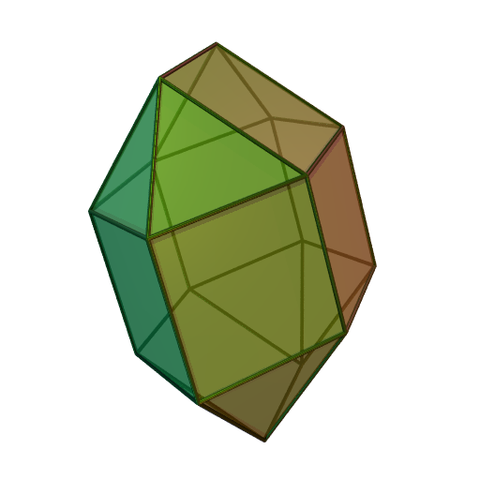 Square orthobicupola
