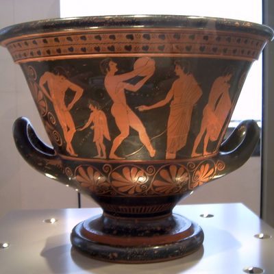 Red-figure pottery