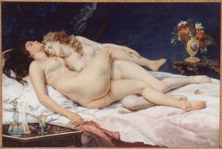 The Sleepers by Gustave Courbet