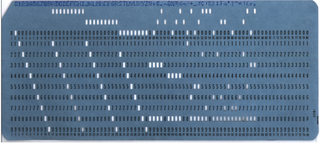 Punched card