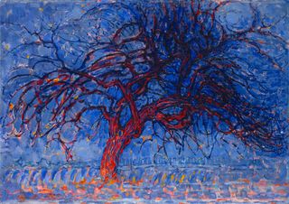 The Red Tree by Piet Mondrian