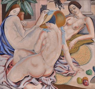 Indolent women by Alfredo Guttero