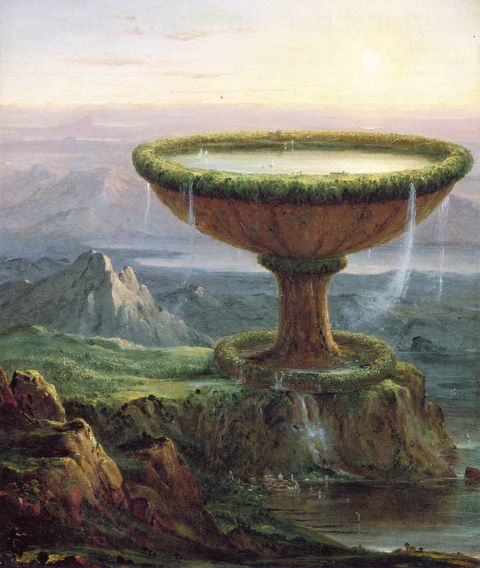 The Titan's Goblet by Thomas Cole