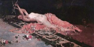 Odalisque by Juan Luna