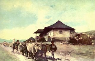 Hanul de la Orăţii by Nicolae Grigorescu
