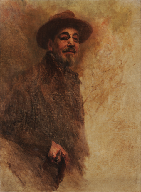 Self-portrait by Columbano Bordalo Pinheiro